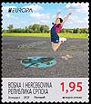 Bosnia new post stamp Peace – the highest value of humanity