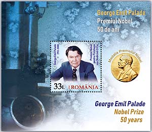 Coliță dantelată George Emil Palade Premiul Nobel. 50 de ani