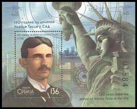 140 years since the arrival of Nikola Tesla in the USA