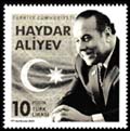 Turkey new post stamp Heydar Aliyev